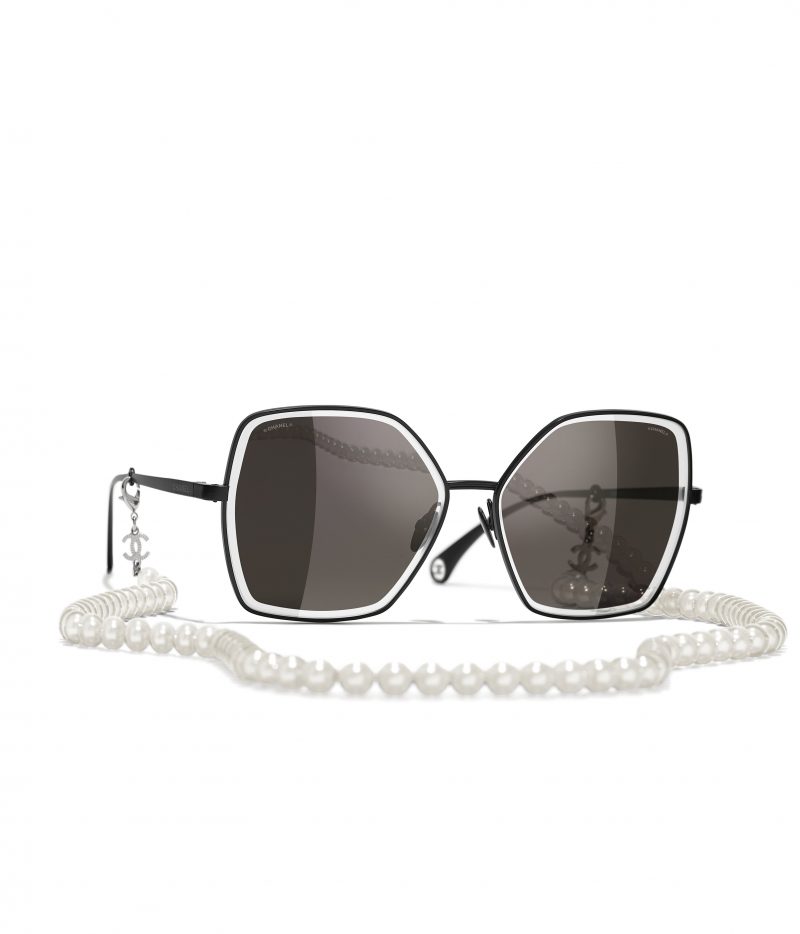 Chanel CH4262 Occhiali a Farfalla da Sole Colori Argento Rosa Rosso Nero  Verde