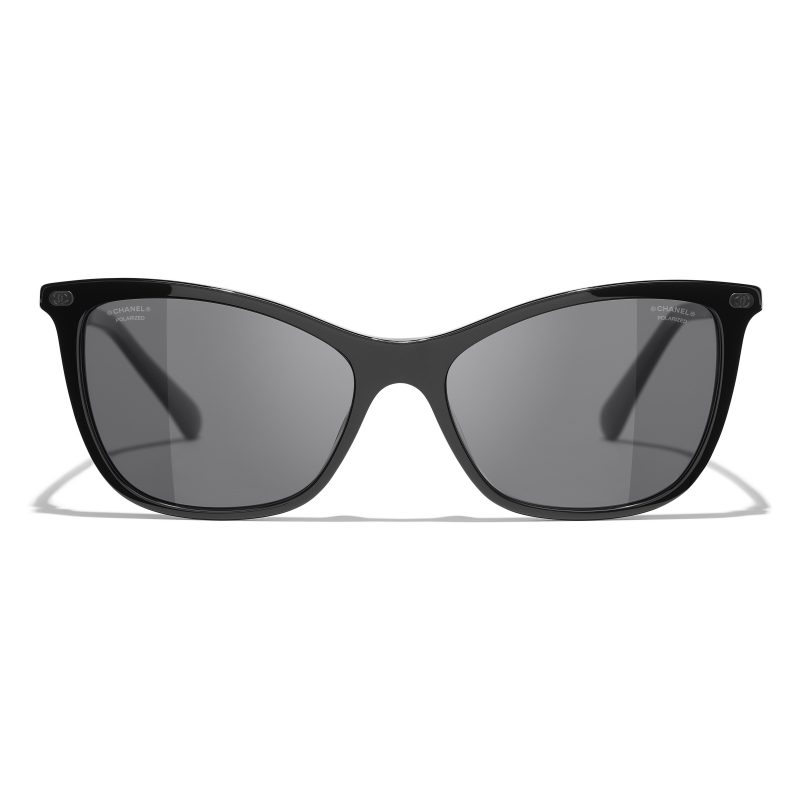 Chanel CH-5437q Occhiali modello Cat-Eye da Sole Colori Blu Marrone Nero  Tartaruga