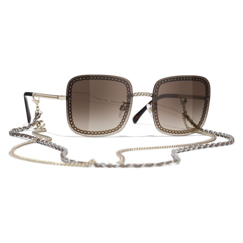 occhiali da sole metallo donna Chanel