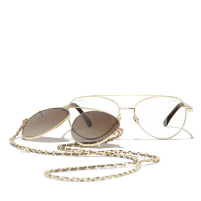 Occhiali Pilota da Vista Chanel