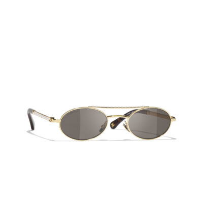 Occhiali Ovali da Sole Chanel