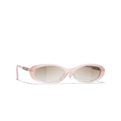 Occhiali Ovali da Sole Chanel