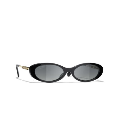 Occhiali Ovali da Sole Chanel